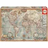 Image de Educa - Puzzle de 1500 pièces pour Adultes | Le Monde, Carte Politique | Recommandé à partir de 14 Ans (16005)