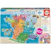 Image de Educa - Puzzle Éducatif Départements et Régions de la France   Jeu d’Apprentissage de la Géographie   Carte de France Multicolore pour Enfants (17238)