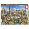 Image de Educa Puzzle En Bois Symboles De L'europe 2000 Pièces