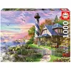 Image de Educa - Puzzle de 1000 pièces pour Adultes | Phare à Rock Bay | À partir de 14 Ans (17740)