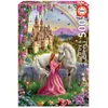 Image de Educa - Fée et Licorne Puzzle 500 pièces | Licorne Fée Fantaisie Magie Arc-en-Ciel | 34 x 48 cm | Dès 11 Ans (17985)