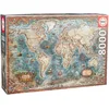 Image de Educa - Puzzle de 8000 pièces pour Adultes | Mappemonde Historique. Comprend Un Service de pièce Perdue au Stock d'échappement (18017)