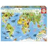 Image de Educa 150 Animaux Du Mappemonde