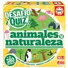 Image de Educa borrás Desafio quiz - animales et Nature, Couleur varié 18219 - version espagnole