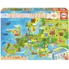 Image de Educa - Puzzle de 150 pièces pour Enfants | Carte d'europe. avec ce Puzzle, Ils découvriront Les Principaux Monuments d'europe dans Chaque Pays. Recommandé à partir de 6 Ans (18607)