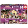 Image de Educa Triptyque De Fées 2x100 Pièces