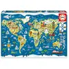 Image de Educa Puzzle Carte Du Monde 200 Pièces