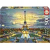 Image de Educa - Tour Eiffel Puzzle 500 pièces Adulte | Illustration Paris France Monument | 48 x 34 cm | Dès 11 Ans (19621)