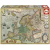 Image de Educa - Puzzle de 1000 pièces pour Adultes | Carte d'europe | Mesure Une Fois monté: 68 x 48 cm | À partir de 14 Ans (19624)