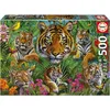 Image de Educa - Jungle de Tigres Puzzle 500 pièces Adulte | Tigre Jungle Animaux Sauvages Félin | 48 x 34 cm | Dès 11 Ans (19902)