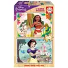Image de Educa 2x50 Pièces Disney Princess Vaiana + Snow White Puzzle
