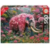 Image de Educa Puzzle Plus Éléphant Floral 500 Pièces