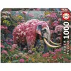 Image de Educa - Puzzle de 1000 pièces pour Adultes | Éléphant Floral avec. Dimensions : 68 x 48 cm. À partir de 14 Ans (20229)