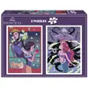 Image de Educa & Puzzle De Princesses Méchants Disney 2x500 Pièces
