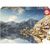 Image de Educa - Puzzle de 1500 pièces pour Adultes | Hiver à Hallstatt. Dimensions : 85 x 60 cm. À partir de 14 Ans (20284)