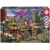 Image de Educa - Puzzle 6000 pièces pour Adultes | 6000 Cyclisme à Amsterdam. Comprend Le Service des pièces perdues. Dimensions : 156 x 107 cm. A partir de 14 Ans (20330)