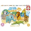 Image de Educa - Puzzle 3D Animaux de la Jungle | Comprend 5 Figurines faciles à Assembler pour Jouer et Apprendre | Recommandé pour Les Enfants de 3 à 5 Ans (20432)