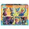 Image de Educa Puzzle Multi 4 In 1 50-80-100-150 Pieces Zootopia 2