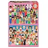 Image de Educa Filles D'europe Et Filles D'asie Puzzle 2x100 Pièces