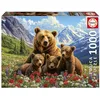 Image de Educa - Puzzle 1000 Pieces | Ours Grizzlis du Canada | Dès 14 Ans (20553)