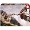 Image de Educa - Puzzle de 1000 pièces pour Adultes | La Création d'Adam | Dimensions : 68 x 48 cm | À partir de 14 Ans (20579)