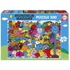 Image de Educa - Puzzle Monsieur Madame | Puzzle de 500 pièces pour Enfants | Dimensions : 48 x 34 cm | À partir de 11 Ans (20588)