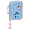 Image de STITCH HAPPY - Trousse scolaire avec 37 outils inclus, trousse pour enfant, idéale pour les enfants de 5 à 14 ans, confortable et polyvalente, qualité et résistance, 12,5 x 5,5 x 19,5 cm, bleu ciel, M