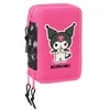 Image de safta Kuromi - Trousse Scolaire avec 37 Outils Inclus, Trousse pour Enfant, idéale pour Les Enfants de 5 à 14 Ans, Confortable et Polyvalente, qualité et résistance, 12,5 x 5,5 x 19,5 cm, Noir