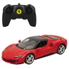 Image de ColorBaby Rastar 41282 Voiture radiocommandée, Ferrari 296 GTS, Licence Officielle, échelle 1:16, avec lumière, Rouge, Voitures télécommandées, véhicule radiocommandé, télécommande, Cadeaux pour