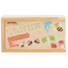 Image de Colorbaby Jeu De Société Domino Des Animaux En Bois Woomax Version Espagnole 28 Pièces