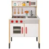 Image de Woomax Cuisine En Bois Avec Lumière 59.5x30x94.5 Cm