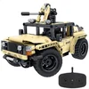 Image de Im.master Jeu De Construction 2-in-1 Military Remote Control Car-370 Pcs