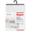Image de Rayen | Boîte de rangement pour vêtements et couvertures | Sac en PVA à fermeture éclair pour rangement de vêtements, résille respirante, pliable et résistant | 45 x 103 x 16 cm | Translucide