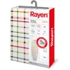 Image de Rayen | Housse pour table à repasser Universelle XXL | 3 épaissuers: mousse, molleton et tissu 100 % coton | Gamme Medium de Rayen | 150 x 55 cm | Rayures de couleur