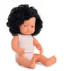 Image de Miniland 31262 Poupée de Style caucasien à Cheveux bouclés Noir 38 cm