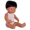 Image de Miniland Dolls 31267 Poupée Latine avec Syndrome Down en Vinyle Doux de 38 cm présentée avec sous-vêtements dans Une boîte Cadeau