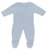Image de Miniland Pyjama Bleu en Tricot pour poupée de 38 cm, fabriqué en Espagne avec Textile recyclé Miniland Dolls.