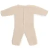 Image de Miniland Pyjama Beige en Tricot pour poupée de 38 cm. Fabriqué en Espagne avec Textile recyclé. Miniland Dolls.