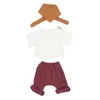 Image de Miniland Dolls 31647 Chico Dune, Ocre, Bordeaux et Blanc 32 cm