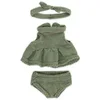 Image de Miniland - Vêtements pour poupée de 21 cm, Accessoire de vêtements pour poupées, Robe et Bandeau 21 cm