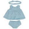 Image de Miniland Ensemble De Vêtements Tricotés : Robe Et Bandeau 38 Cm