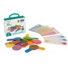 Image de Miniland - Palette de Couleurs translucides à superposer. Idéales pour Les Tables Lumineuses. 12 palettes Assorties.