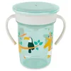 Image de Miniland - Gobelet d’Apprentissage Antifuite 360º pour Bébé, avec Poignées et Couvercle, Compatible Lave-Vaisselle, Sans BPA, 270ml (Jungle)