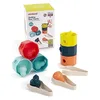 Image de Miniland Malles de Classification. Jeu d'adresse pour Enfants de 2 à 3 Ans, fabriqué en Espagne avec des matériaux durables. Collection Feel to Learn.