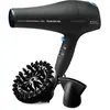 Image de Taurus Fashion Professional 2300 - Sèche-cheveux 2200W, 2 vitesses, 3 températures, Bouton d'air froid, Moteur AC, Concentrateur et diffuseur professionnel, Noir