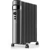 Image de Taurus Agadir 2500 Radiateur Bain d’Huile Digital 2500W, 11 Éléments, ECO | 3 puissances, minuterie, température 5 à 35 °C, hors-gel, roulettes; 25 m²