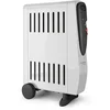 Image de Taurus Tuareg 2000 - Radiateurà bain d huile 2000W, 3 niveaux de puissance, Double effet : radiation et convection, Thermostat, Humidificateur intégré, Poignée et roues, Rangement de câble, Gris
