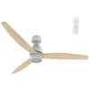 Image de Taurus - Ventilateur de Plafond Ultra-silencieux Fresko 3B Pure 30W | 6 Vitesses | Mode Été/Hiver | Éclairage LED 3 Tons | Minuterie 8h | Installation Facile | Moteur DC