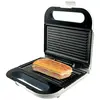 Image de Taurus Phoenix Luxe - Grill électrique Inox avec gril 800W, Sandwich et croque monsieur, Plaques anti-adhésives, Voyants d'alimentation et pré-chauffage, Blanc