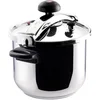 Image de Taurus Classic Moments 10L Autocuiseur, capacité 10L, vanne de régulation de pression, toucher froid, tous feux, passe au lave-vaisselle, fermeture bouton rotatif, acier inoxydable